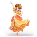 Artwork of Princess Daisy in Super Smash Bros. Ultimate
