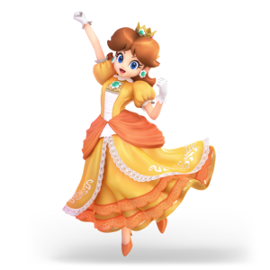 Artwork of Princess Daisy in Super Smash Bros. Ultimate