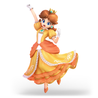 Kunstverk av prinsesse Daisy i Super Smash Bros. Ultimate