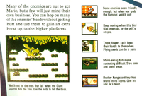 Nintendo Power coverage of select enemies in Donkey Kong for theGame Boy, including a pre-release "Giant Squirrel" boss.