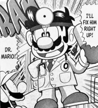 Dr. Mario in Super Mario Manga Mania, page 153.