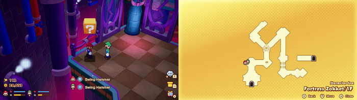 Block 5 in Fortress Zokket from Mario & Luigi: Brothership