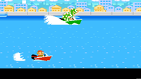 Sumida River Boat Ride minigame from Mario & Sonic at the Olympic Games Tokyo 2020
