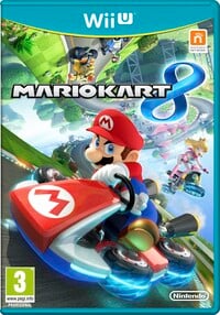 The United Kingdom box art of Mario Kart 8.