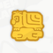 A sticker in Mario Kart World