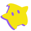 A sticker from Mario Kart World