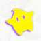 A sticker in Mario Kart World