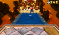 Mario fighting Bowser in Super Mario 3D Land