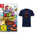German Amazon-exclusive bundle package with the game and a Fury Bowser shirt