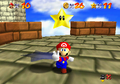 Mario obtains the level's Star.