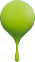Rendered model of the Rubbery bulb plant in Super Mario Galaxy.