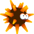 Render of a Ground Urchin from Super Mario Galaxy. The fuzz does not appear due to it being a flat texture.