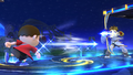 Villager throws back Pit's arrow