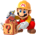 Official Builder Mario artwork, from Super Mario Maker.