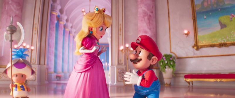 File:TSMBM Mario explaining to Peach.png
