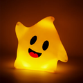 Yellow Luma popcorn bucket as shown glowing in the dark