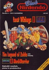Cover of issue 4/1993 of the Yugoslavian Club Nintendo magazine