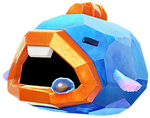 Artwork of an Eeling from Donkey Kong Bananza