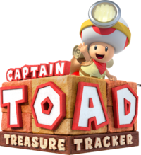 English logo of 'Captain Toad: Treasure Tracker.