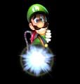 Luigi using his flashlight