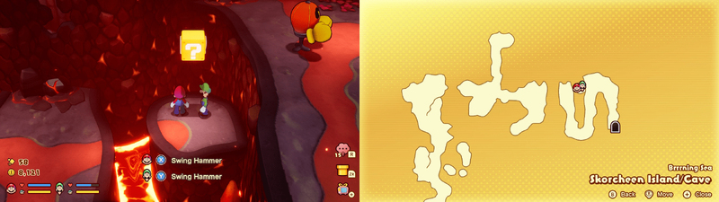 14th block in Skorcheen Island from Mario & Luigi: Brothership