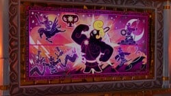 one of Augie's backstory mural at the Beacon Beach.