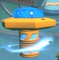 A Spin Boost Pillar on Wii Koopa Cape, using the design from Sunshine Airport's Spin Boost Pillars