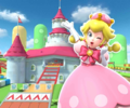 The course icon of the Reverse and Trick variant with Peachette