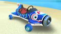The Karp Kart in-game