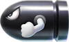 A Bullet Bill in the item roulette from Mario Kart World