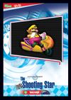 The Shooting Star card from the Mario Kart Wii trading cards