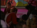 The error where a Goomba is seen to the side of the audience, even though Luigi already blasted it in the show to defeat it