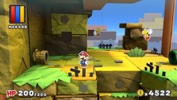 Daffodil Peak in Paper Mario: Color Splash