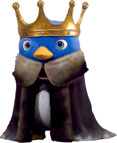 The Penguin King is so cool!