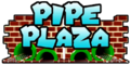 The logo for Pipe Plaza, from Mario Kart Double Dash!!.