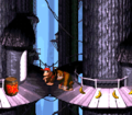 The Kongs stand near the beginning of the level.
