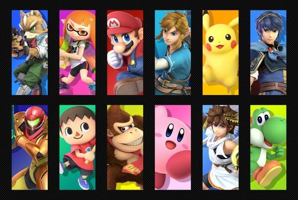 Completed Super Smash Bros. Ultimate puzzle
