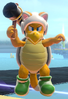 Screenshot of a cat Hammer Bro in Super Mario 3D World + Bowser's Fury