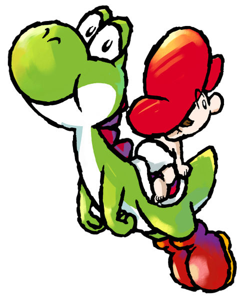 File:SMA3 Yoshi and Baby Mario 2.jpg