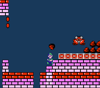 Screenshot of Clawgrip from Super Mario Bros. 2