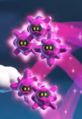 A swarm of small, magenta spiked creatures[2]
