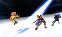 Shulk's Final Smash in Super Smash Bros. for Nintendo 3DS