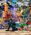 Partial Super Smash Bros. Ultimate group artwork, after Piranha Plant was added