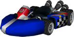 The model for Toad's Standard Kart S from Mario Kart Wii