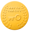 "Key to the City" emblem
