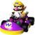 Mario Kart Arcade GP artwork: Wario