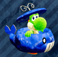 Whale costume from Yoshi's Crafted World