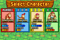 The first four playable characters