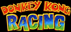 English logo for Donkey Kong Racing