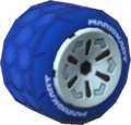 The StdB_Blue tires from Mario Kart Tour